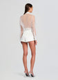 Aubriella Embellished Shirt - White (PRE-SALE)