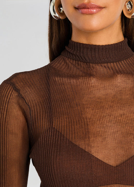 Piper Top - Slate Brown