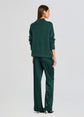 Viva Satin Pants - Evergreen