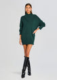Dessa Chunky Sweater Dress - Evergreen