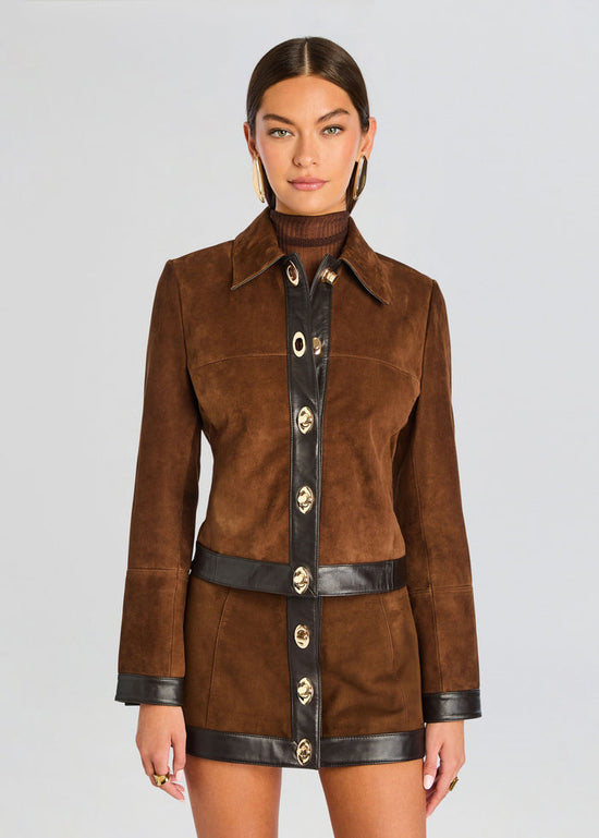 Nanna Suede Leather Jacket (PRE-SALE)