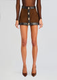Lisbeth Suede Leather Skirt (PRE-SALE)