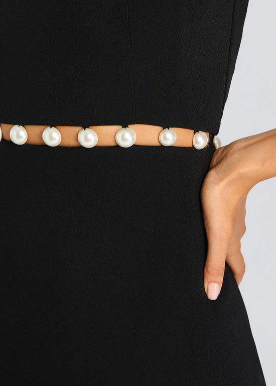Katie Dress - Black/Pearl