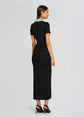 Reye Knit Maxi Dress - Black/Coastline