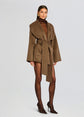 Dulcetta Wool Coat - Sable Brown
