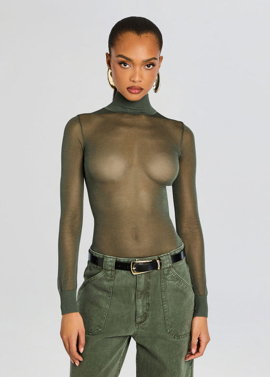 Lainey Top - Grove Green