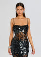 Mischa Sequin Dress - Black (PRE-SALE)