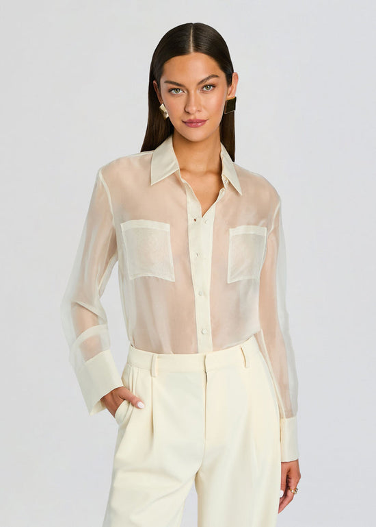 Estella Silk Top - Eggshell (PRE-SALE)