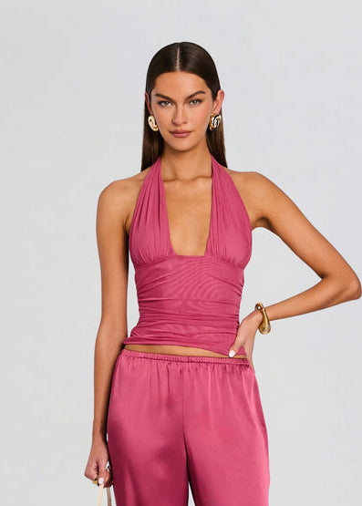 Bimini Mesh Halter Top