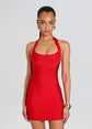 Cassara Bandage Knit Mini Dress