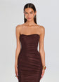 Isadore Mesh Dress - Walnut (PRE-SALE)