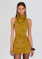 Zoriel Suede Dress (PRE-SALE)