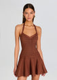 Delwen Metallic Bandage Dress (PRE-SALE)