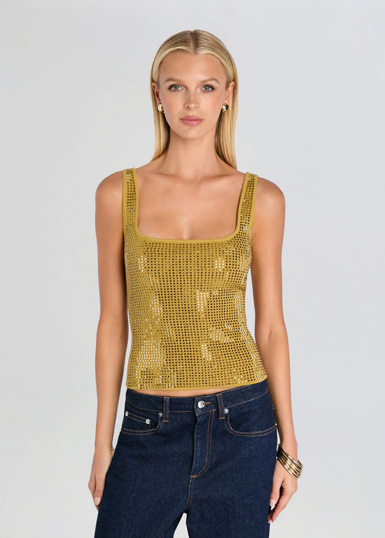 Marzia Embellished Top - Ochre (PRE-SALE)