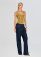 Marzia Embellished Top - Ochre (PRE-SALE)