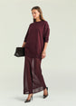 Arwen Knit Maxi Dress - Bordeaux (PRE-SALE)