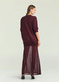 Arwen Knit Maxi Dress - Bordeaux (PRE-SALE)