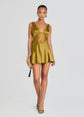 Bonny Lace Dress - Ochre