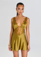 Bonny Lace Dress - Ochre