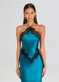 Everly Lace Dress -  Sarcelle/Black (PRE-SALE)