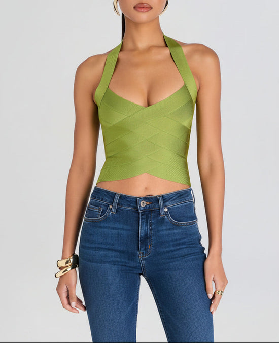 Pippa Knit Top in Envy (PRE-SALE)