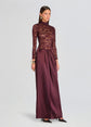 Rhidi Lace Top - Bordeaux