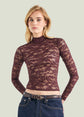 Rhidi Lace Top - Bordeaux (PRE-SALE)
