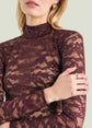 Rhidi Lace Top - Bordeaux (PRE-SALE)