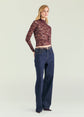 Rhidi Lace Top - Bordeaux (PRE-SALE)