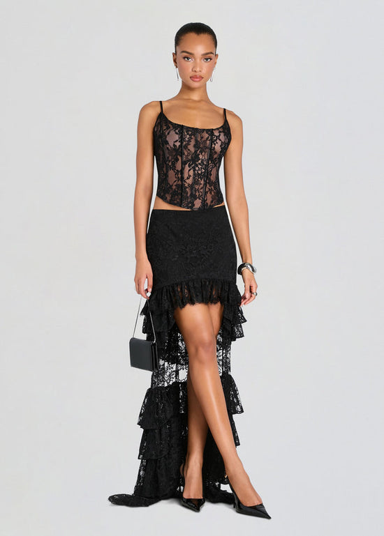 Romi Lace Bustier - Black (PRE-SALE)