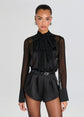 Suri Silk Blouse - Black (PRE-SALE)