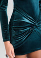 Kadala Velvet Dress