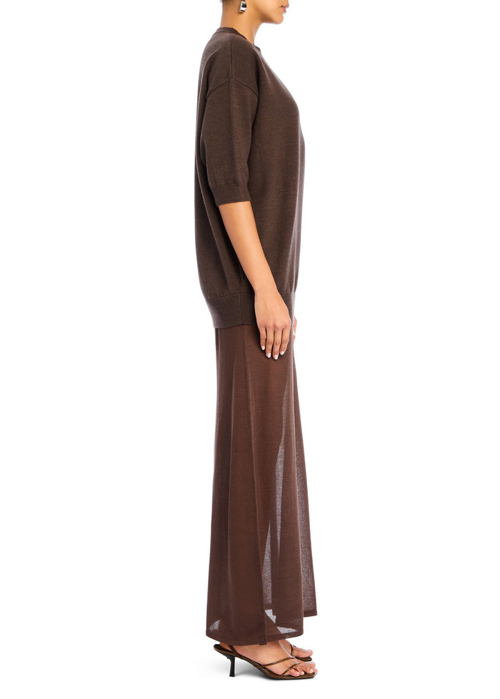 arwen knit maxi dress Arwen Knit Maxi Dress Dark Charcoal / M