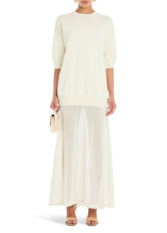 Arwen Maxi Dress - Eggshell