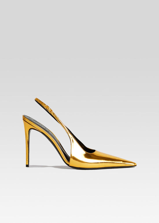 Cindy Slingback Heel - Gold (PRE-SALE)