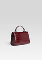 Renee Bag - Burgundy Croco