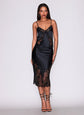 Juliet Lace Silk Skirt - Black (PRE-SALE)
