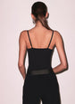 Jersey Built-In Bra Cami - Black (PRE-SALE)