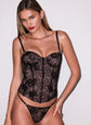 Juliet Lace Bustier - Black (PRE-SALE)