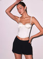 Hamptons Bustier - Ivory