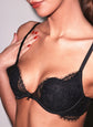 Frankie Lace Seduce U-Plunge Bra - Black
