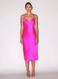 Silk V Slip Dress - Wild Pink (PRE-SALE)