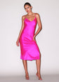 Silk V Slip Dress - Wild Pink (PRE-SALE)