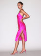 Silk V Slip Dress - Wild Pink (PRE-SALE)