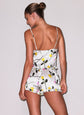 Ruffle Shorts - Yellow Tossed Roses (PRE-SALE)