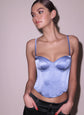 Hamptons Bustier - Denim Blue