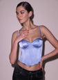 Hamptons Bustier - Denim Blue