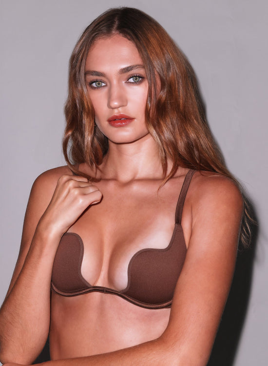 Le Stretch Micro Seduce U-Plunge Bra - Cocoa (PRE-SALE)