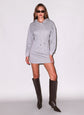 Hoodie Corset Dress - Heather Grey