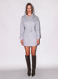 Hoodie Corset Dress - Heather Grey